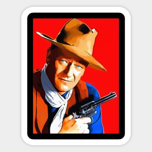 John_Wayne Sticker